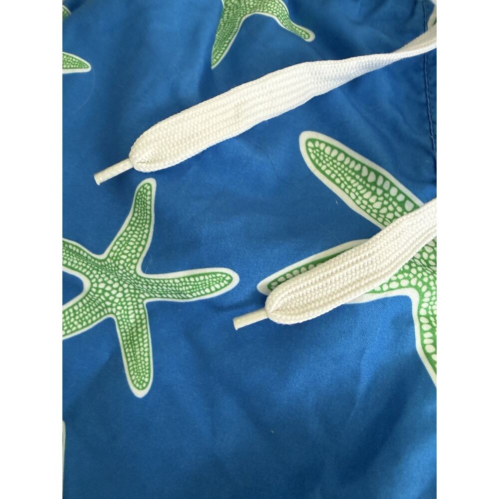 Kanu Surf Boys Blue Starfish Board Shorts Swim Trunks Tie Waist Pockets Size 5/6 - Picture 3 of 7